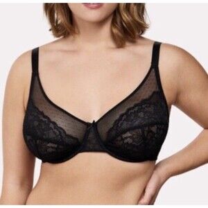 HSIA 42H Cardi B Recommended Enchante Unlined Lace Underwire Bra 42H
